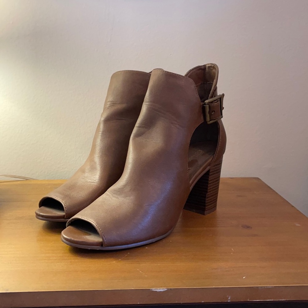 Brown booties
